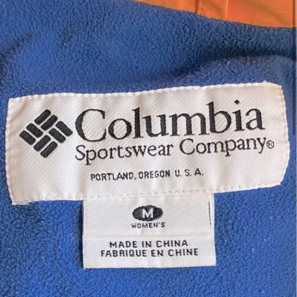 Columbia Blue Grey Orange Convert Fall Spring Hiking Jacket M - Picture 2 of 16